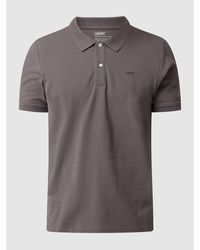 Esprit Slim Fit Poloshirt aus Baumwolle - Grau