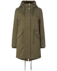 Marc O'Polo DENIM Parka mit Schwalbenschwanz - Grün