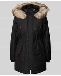 ONLY - Getailleerde Parka Met Imitatiebont - Lyst