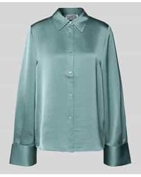 Essentiel Antwerp - Oversized Blouse Met Lange Mouwen En Overhemdkraag, Model 'Ipomoea' - Lyst