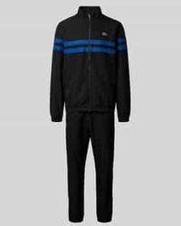 Lacoste - Regular Fit Trainingspak Met Contraststrepen - Lyst