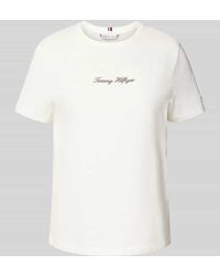 Tommy Hilfiger - Regular Fit T-Shirt aus reiner Baumwolle - Lyst