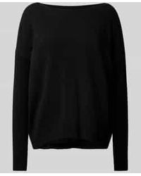 MORE&MORE - Gebreide Pullover Met Ribboorden - Lyst
