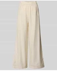 MSCH Copenhagen - High Waist Stoffen Broek Met Elastische Band, Model 'Disa' - Lyst