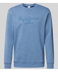 Pepe Jeans - Sweatshirt Mit Label-Stitching Modell 'Nouvel' - Lyst