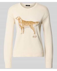 Ralph Lauren - Strickpullover mit Label-Detail Modell 'RIEDNEE' - Lyst