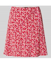 Tommy Hilfiger - Ausgestellter Mini-Rock mit Allover-Muster - Lyst