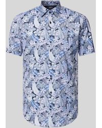 Jake*s - Slim Fit Zakelijk Overhemd Met All-over Print - Lyst