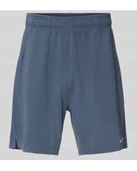 Another Cotton Lab - Korte Relaxed Fit Broek Met Structuurmotief - Lyst