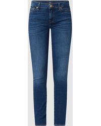 7 For All Mankind - Skinny Jeans Met Stretch - Lyst