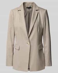 Comma, - Slim Fit Blazer Met Klepzakken - Lyst