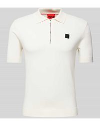 HUGO - Regular Fit Poloshirt mit Label-Patch Modell 'Sayfong' - Lyst
