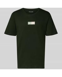 Jack & Jones - T-Shirt mit Label-Print und Rundhalsausschnitt - Lyst