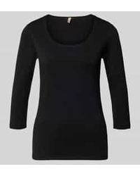 Soya Concept - Shirt Met Lange Mouwen Met 3/4-Mouwen Model 'Pylle' - Lyst