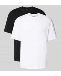 Jack & Jones - T-Shirt Set Van 2 Met Ronde Hals Model 'Bradley' - Lyst