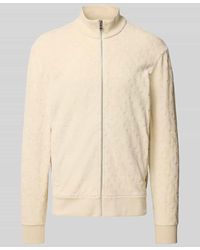BOSS - Sweatjacke mit Strukturmuster Modell 'Siza' - Lyst