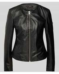 Cabrini - Shaped Fit Leren Jas - Lyst