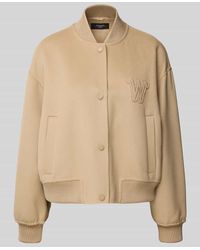 Weekend by Maxmara - Regular Fit College-Jacke aus Woll-Mix Modell 'ZELANTE' - Lyst