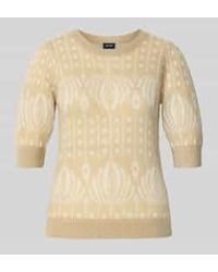 Joop! - Slim Fit Gebreide Pullover Met 1/2-Mouwen, Model 'Kathe' - Lyst