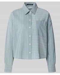 Luisa Cerano - Regular Fit Bluse mit Brusttasche - Lyst