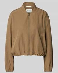 Marc O' Polo - Regular Fit Blouson Van Een Mix Van Lyocell En Linnen - Lyst