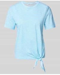 Tom Tailor - Regular Fit T-shirt Met Knoopdetail - Lyst