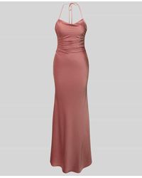 Luxuar - Abendkleid mit Raffungen und rückseitigem Reißverschluss - Lyst