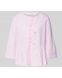 Rich & Royal - Regular Fit Bluse mit 3/4-Arm - Lyst