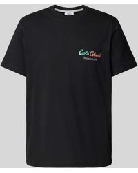 carlo colucci - T-shirt Met Labelprint - Lyst