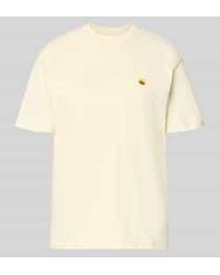 Carhartt - T-Shirt Met Labelstitching - Lyst