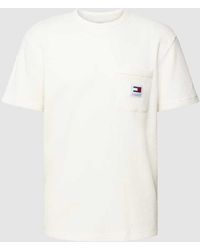 Tommy Hilfiger - T-Shirt mit Brusttasche - Lyst