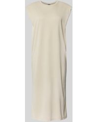 Mbym - Knielanges Kleid mit Kappärmeln Modell 'Stivian' - Lyst