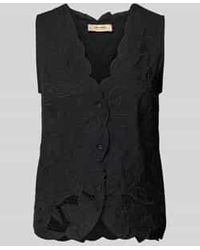 Mos Mosh - Regular Fit Blousetop Met V-hals - Lyst