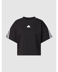 adidas Sportswear T-Shirt mit Label-Details - Schwarz