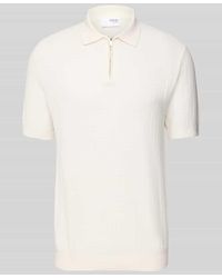 SELECTED - Poloshirt mit kurzem Reißverschluss - Lyst