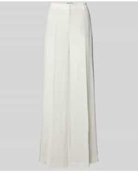 Seductive - Linnen Broek Met Persplooien, Model 'Shiloh' - Lyst