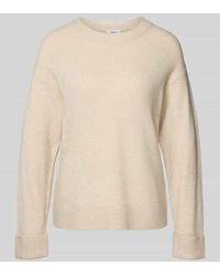 S.oliver - Relaxed Fit Strickpullover aus Baumwoll-Mix mit Woll-Anteil - Lyst