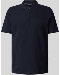 maerz muenchen - Regular Fit Poloshirt mit kurzer Reißverschlussleiste - Lyst
