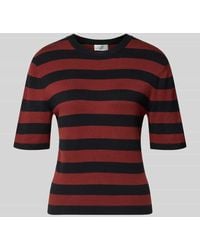 Guido Maria Kretschmer - Strickshirt aus Viskose-Mix mit Rundhalsausschnitt - Lyst