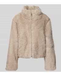 Marc Cain - Jacke mit Kunstfellbesatz - Lyst