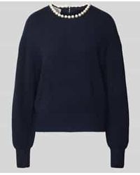 Essentiel Antwerp - Comfort Fit Gebreide Pullover Van Wolmix Met Kasjmier, Model 'Inti' - Lyst