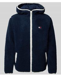 Tommy Hilfiger - Sherpa Jacket Mit Label-Patch - Lyst