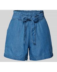 ONLY - Loose Fit High Waist Shorts mit Bindegürtel Modell 'BEA SMILLA' - Lyst