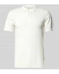 Blend - Regular Fit Poloshirt Met Ribboorden - Lyst