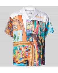 carlo colucci - Oversize Fit Freizeithemd mit Label- und Motiv-Print - Lyst
