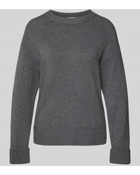 S.oliver - Relaxed Fit Strickpullover aus Baumwoll-Mix mit Woll-Anteil - Lyst