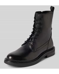 Geox - Schnürstiefel mit Reißverschluss Modell 'SERILDA' - Lyst