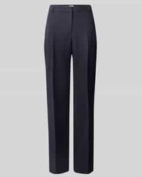 Jake*s - Straight Fit Broek Met Persplooien - Lyst