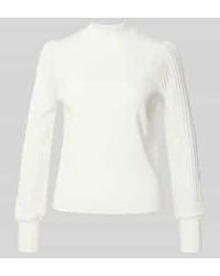 Zero - Gebreide Pullover Van Viscosemix Met Ballonmouwen - Lyst