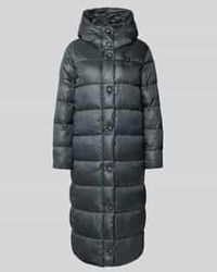 Blauer Usa - Gewatteerde Lange Jas Met Labeldetail, Model 'Bellevue' - Lyst